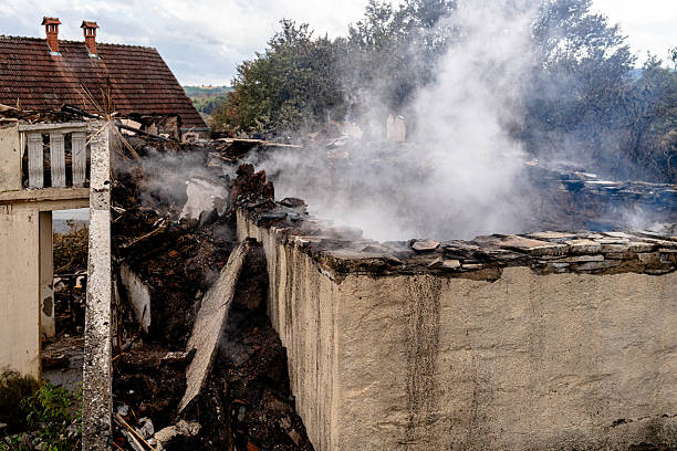 Professional Fire Damage Repair technician working in Columbia, PA